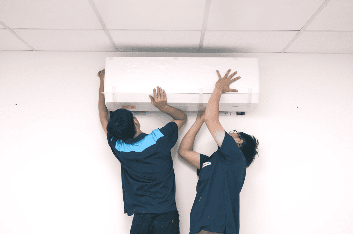 冷氣除濕原理示意